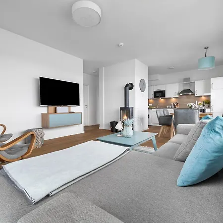 Apartment Ocean Sunrise- 3 Og, Ostseeblick, Balkon, Kamin *